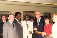 visite du Bourgmestre de Rusatira en 1985