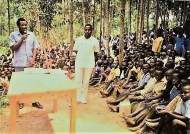 sensibilisation aux élèves de Rusatira 1991